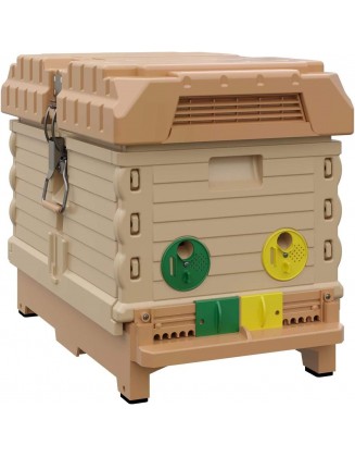 Apimaye Insulated 7 Frame Langstroth Nucleus Bee Hive Nuc Queen Castle