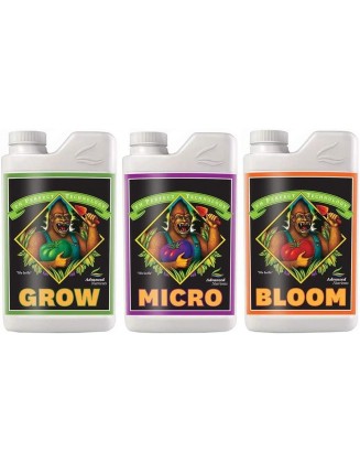 Advanced Nutrients pH Perfect Grow, Micro, Bloom 4L, 3-Part Base Nutrient, 4 Liters Each